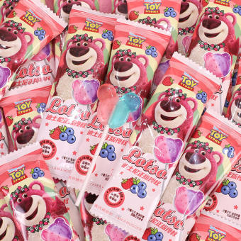 100g Kẹo mút trái cây Gấu dâu Lotso Món quà tặng trẻ vô cùng đáng yêu