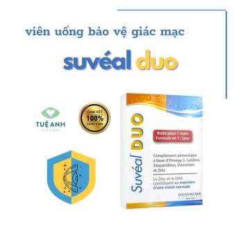 Viên Uống Bảo Vệ Giác Mạc Suveal Duo. Nhập Khẩu Chính Hãng Nguyên Hộp Từ Pháp Hỗ Trợ và Phòng Ngừa Các Bệnh Lý Về Mắt Tuệ Anh  Healthcare