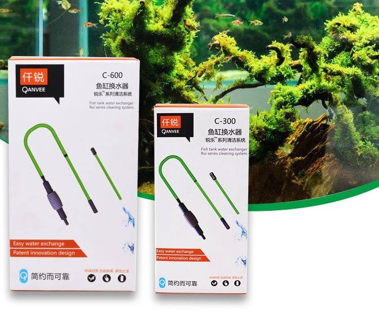 [Freeship+HCM+Luckyfish94] DỤNG CỤ THAY NƯỚC HỒ CÁ QANVEE C300 A364