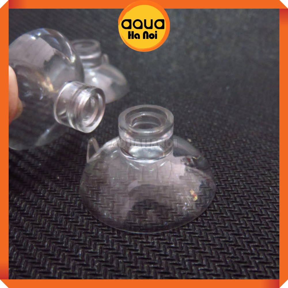 Núm nhựa hít kính giữ ống dây oxy co2 - gông giữ ống in out - phi 6/12/16mm