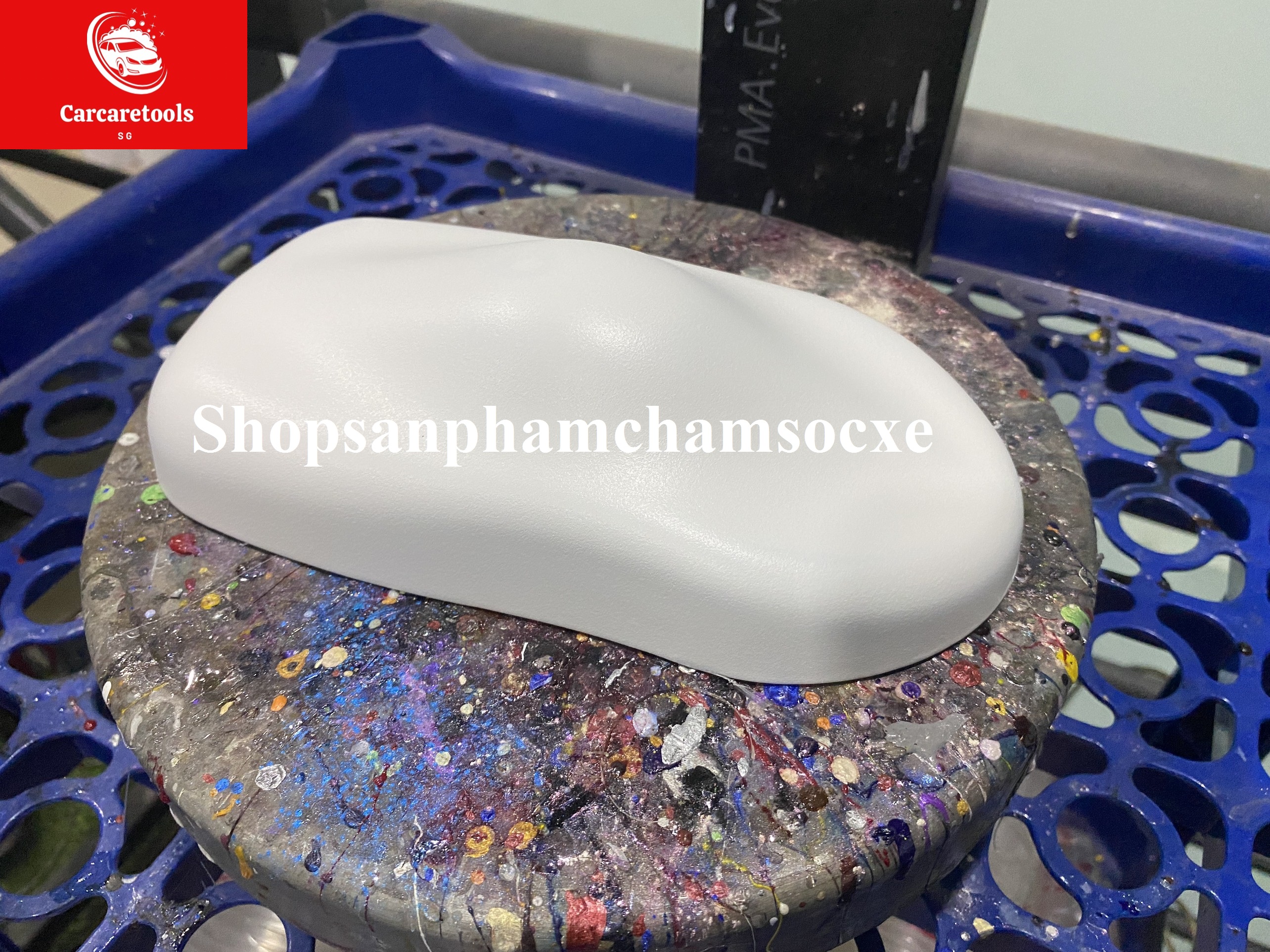 Trắng mờ nhựa nhám lon 1kg - Sơn mờ 2k