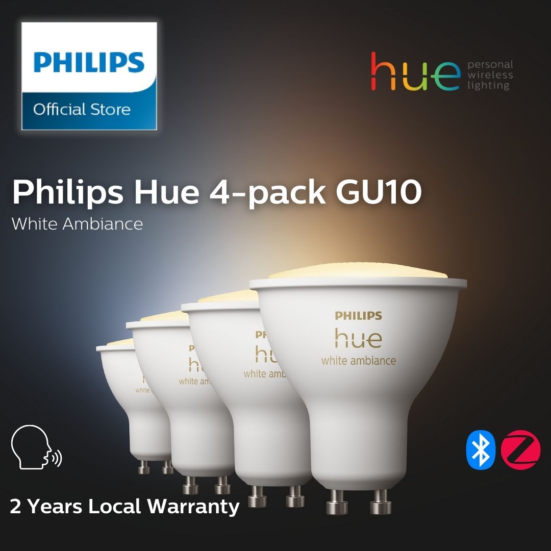 philips hue white ambiance led smart spot light gu10