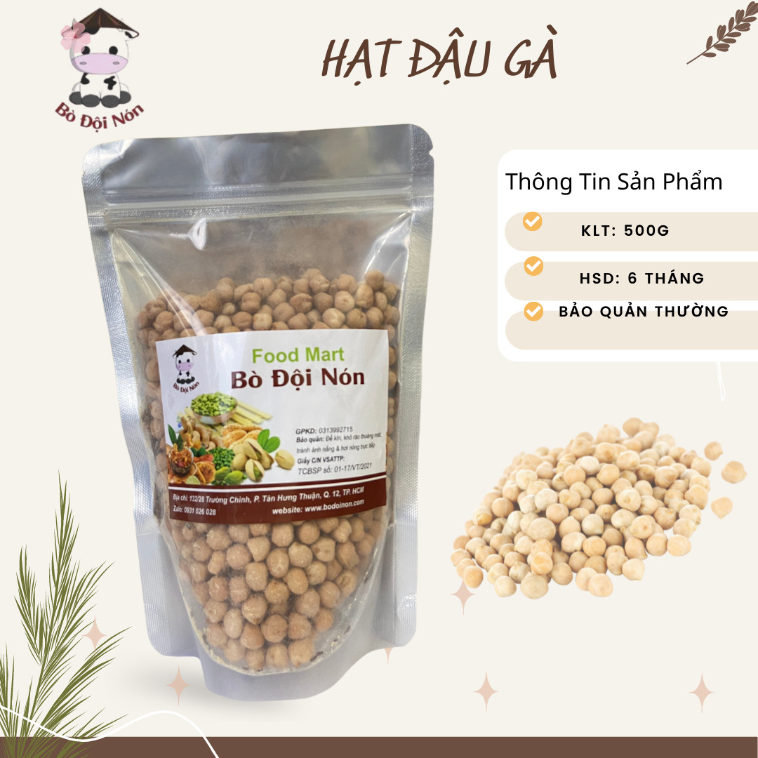 1KG ĐẬU GÀ (HẠT CHƯA CHẾ BIẾN) Bò Đội nón