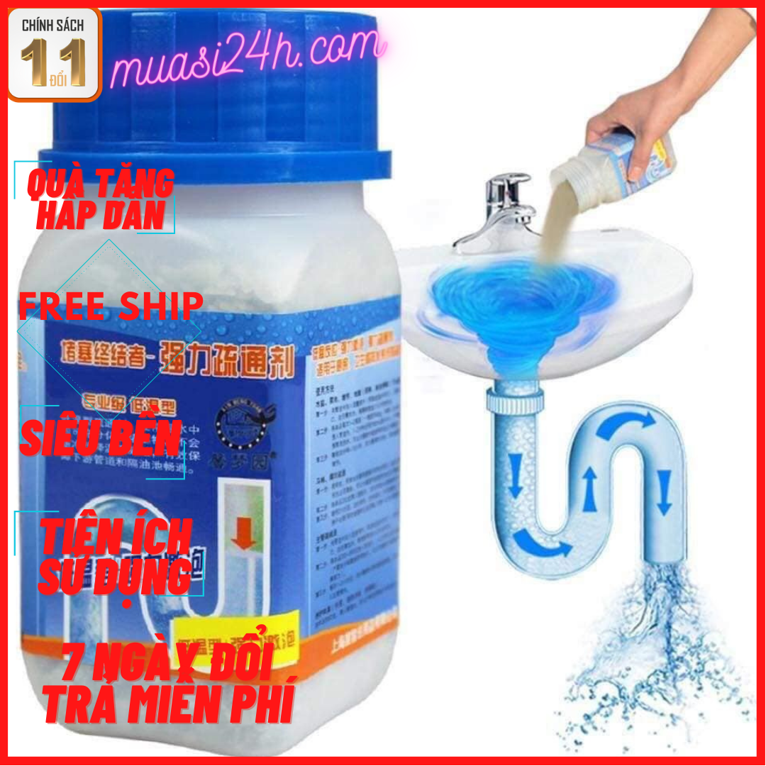 [Loại Cực Mạnh] Bột thông Cống ,Thông Bồn Cầu Thần Thánh ,Thông Tắc Bồn Cầu Nhanh Chóng, nạo vét khử trùng nhà vệ sinh, cống nhà vệ sinh nhà bếp sàn nhà tắm, thông tắc đường ống thoát nước