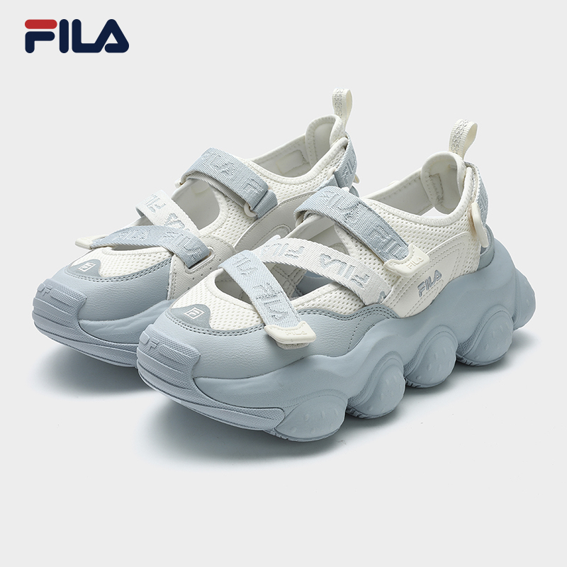 Fila sandals grey online