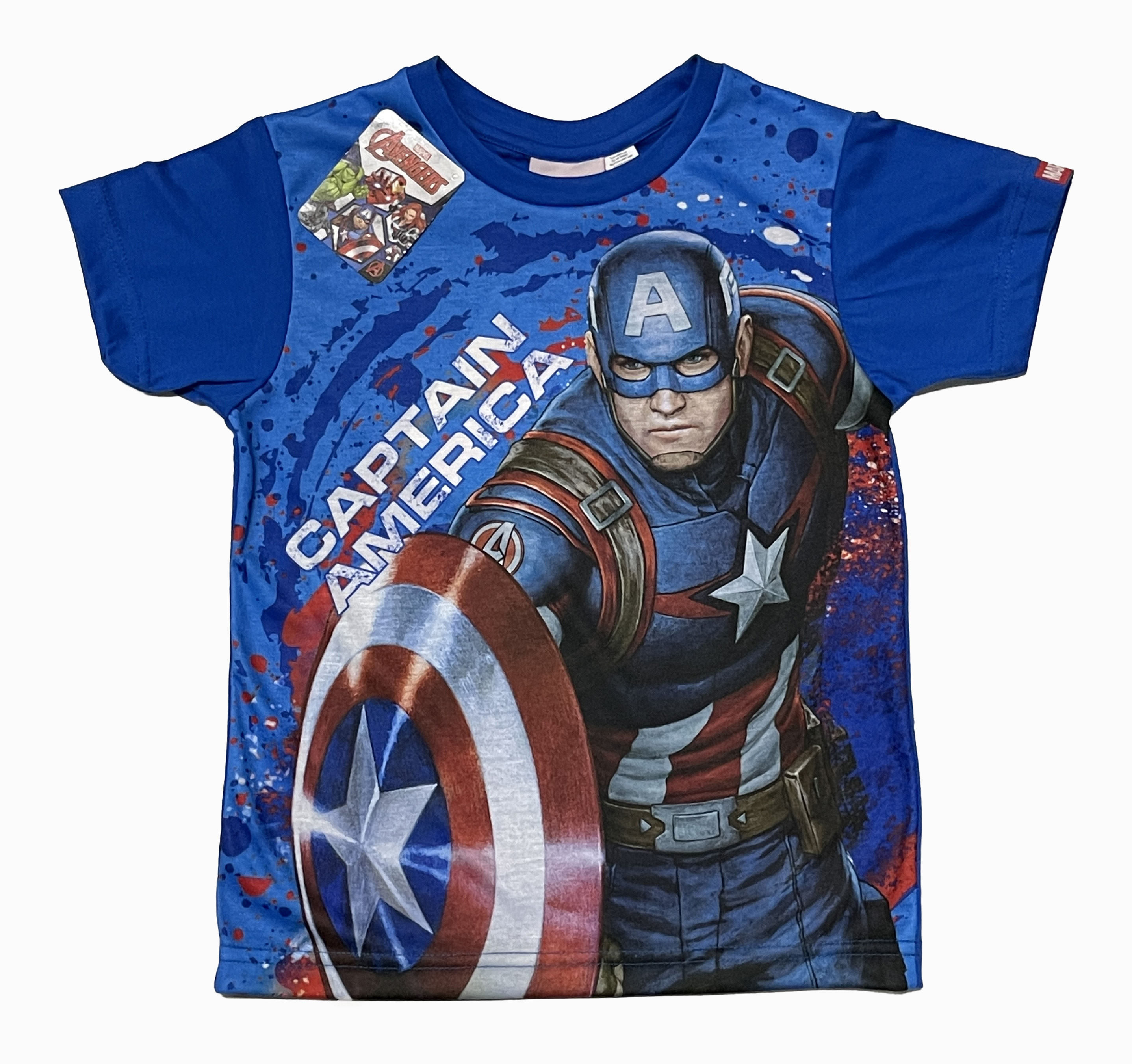kids captain america t shirt