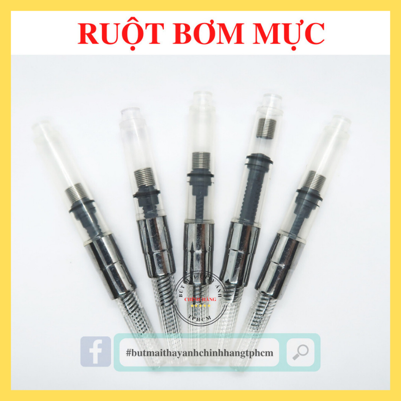 Ruột bơm mực bút máy dễ sử dụng
