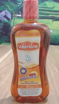 Nước súc miệng Valentine chứa nano bạc diệt sạch vi khuẩn, sản phẩm từ công ty Sao Thái Dương( chai 500ml)