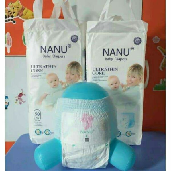 [COMBO 2 GÓI] Tã Quần Cao Cấp NANU BABY S100 - M100 - L100 - XL100 - XXL100 - XXXL100