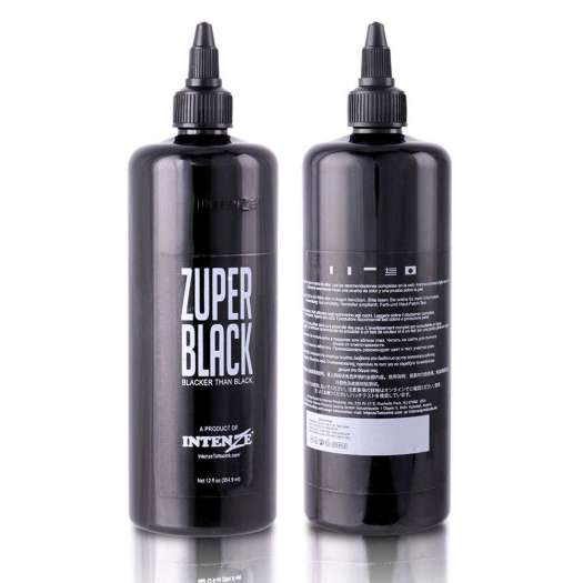 Mực Xăm Intenze ZUPER BLACK 12 OZ 355ml