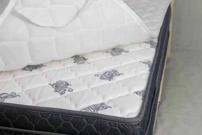 مرتبة Sleepyking Euro Top مع إطار سرير (وسائد مجانية)