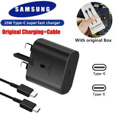 Samsung Charger Super Fast Charging 25W PD USB Type C to Type C cable Adapter USB-C to USB-C Cable For S20 Ultra S20+ S21 Plus Note 10 10+ Note20 A90 A80 A70 A71 Samsung 45WCharger (4)