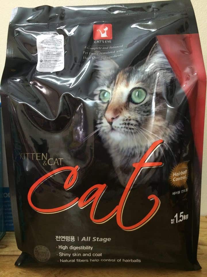 Thức ăn cho mèo Cat eye - Tiêu búi lông, mượt lông