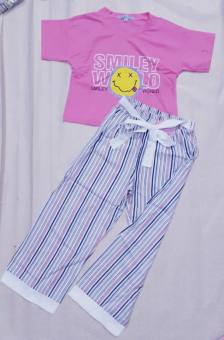 Sét bộ áo thun quần dài suông cho bé gái size đại