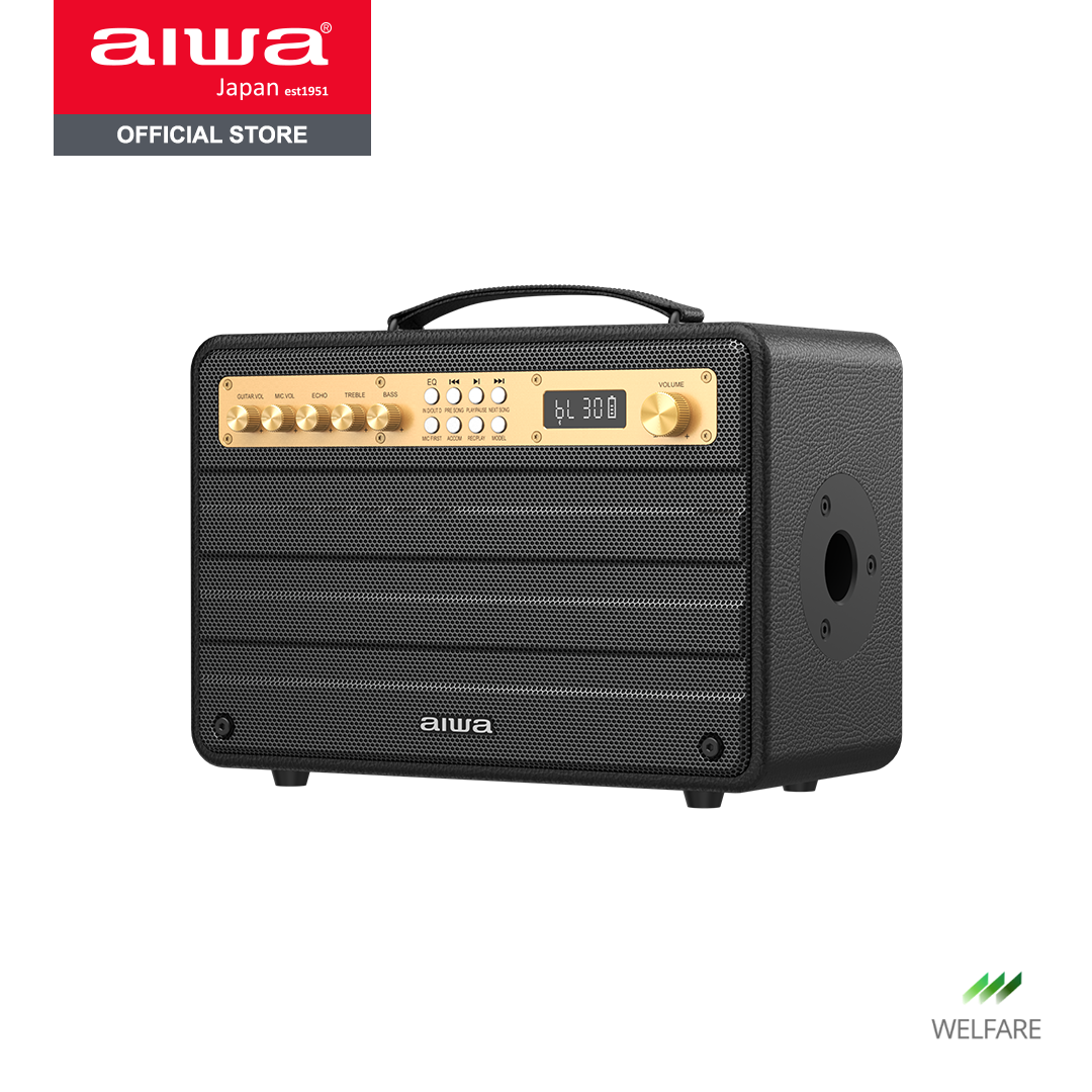 [ผ่อน 0%] AIWA Enigma Beta Bluetooth Speaker ลำโพงบลูทูธพกพา SUPER BASS ราคา 7,490 บาท*ส่งฟรี