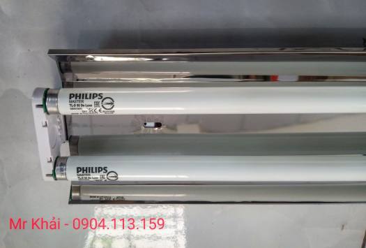 Bộ máng đèn D65 Philips 2x18W 0.6m