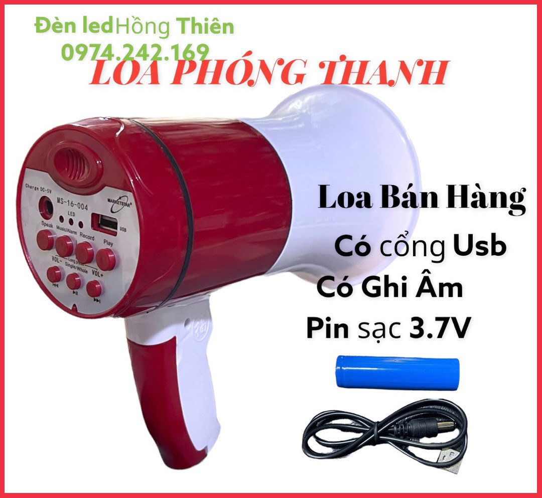 Loa phóng thanh cầm tay megaphone ms-16-004