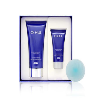 Set Sữa Rửa Mặt Cho Da Dầu Mụn Ohui Clinic Science Deep Medi Cleansing Foam Special Set