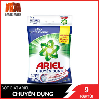 Bột giặt Ariel Chuyên dụng loại bỏ vết bẩn trong 1 bước 9KG