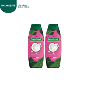 Bộ 2 chai dầu gội kèm dầu xả Palmolive Dưỡng Ẩm bổ sung từ sữa dừa & protein 180ml/chai