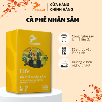 Cà phê hòa tan Nhân Sâm  Konnai Life