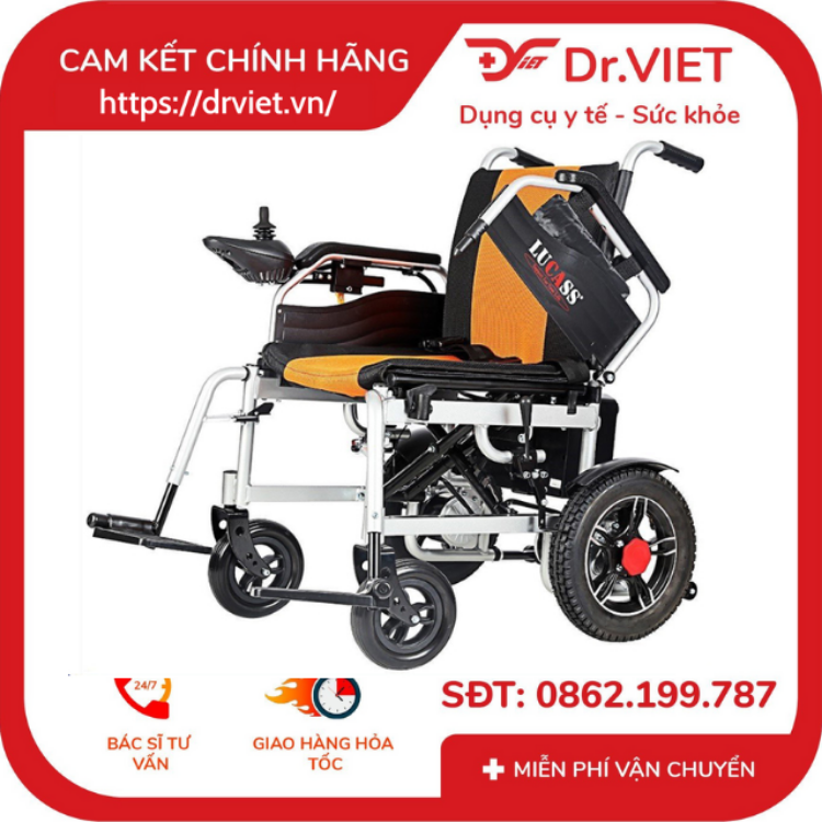 Xe lăn điện bánh nhỏ LUCASS XE-1002 Chính hãng- Hỗ trợ di chuyển cho người già, người bệnh đi lại khó khăn, điều khiển thông minh 15 Xe lăn điện bánh nhỏ LUCASS XE-1002 Chính hãng- Hỗ trợ di chuyển cho người già, người bệnh đi lại khó khăn, điều khiển thông minh