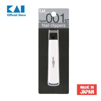 Bấm móng tay Nhật Bản cao cấp KAI-001MST KE0116 màu trắng bấm cực sướng tay | Có phần đựng móng thừa - thép chống gỉ cao cấp siêu sắc | Gian hàng chính hãng