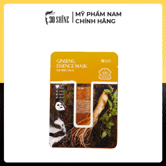 30SHINE Mặt nạ dưỡng trắng da tinh chất nhân sâm 25ml - SNP Ginseng Essence Mask