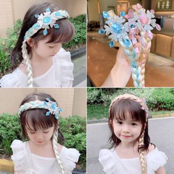 Băng Đô Kèm Bím Tóc Giả Cài Tóc, Đính đá... Kiểu Dáng Sang Chảnh Cho Bé!