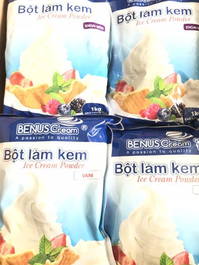 Bột Làm Kem Tươi Vị Dưa Lưới