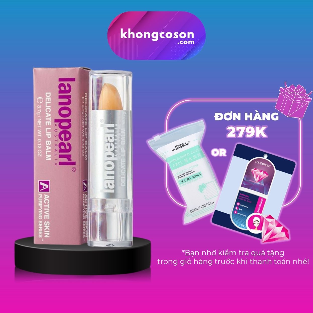 SON DƯỠNG NHAU THAI CỪU REBIRTH LANOLIN LIP BALM 3.7G – DN Cosmetics | #1  Mỹ Phẩm chính hãng chất lượng số 1 Đà Nẵng