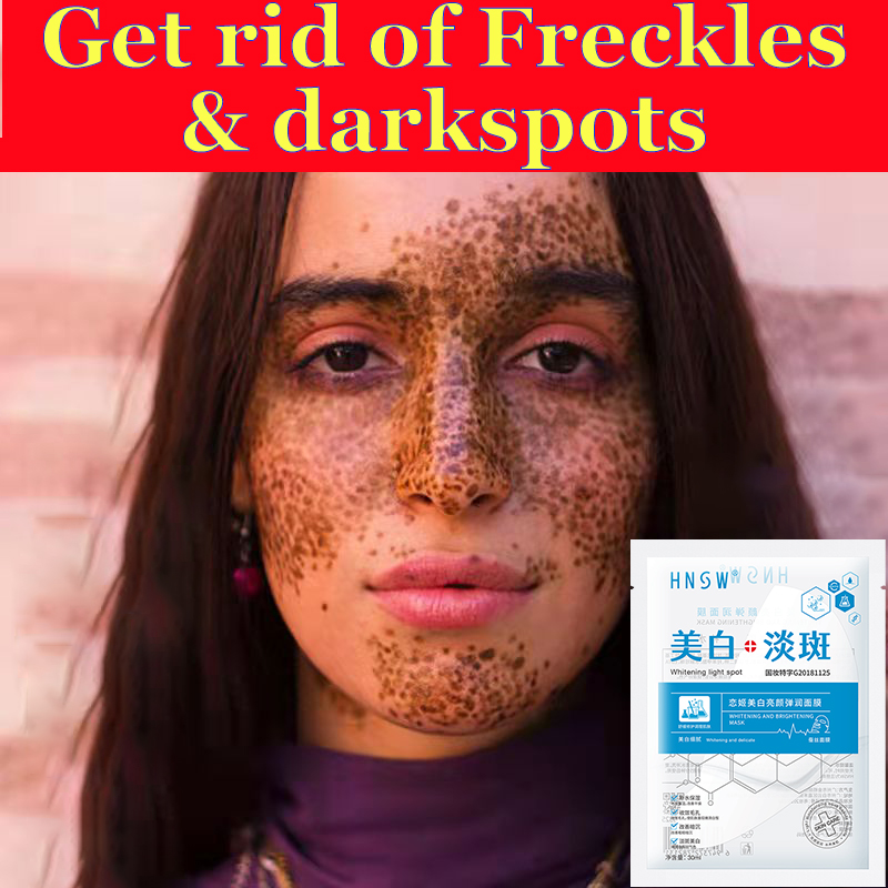 Gambar Arbutin Anti freckle Whitening Mask Moisturizing and Hydrating Lighten Fine Lines Shrink Pores Bright and Elastic Remove Yellow Skin