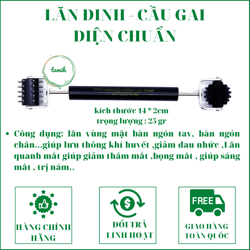 Lăn đinh cầu gai - diện chuẩn bùi quốc châu - tamik