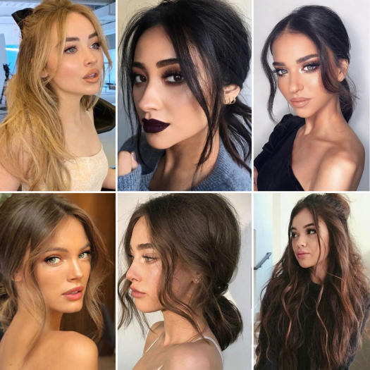 Tóc Mái Tổng Hợp Tự Nhiên Cho Nữ, Pháp Pha Trộn Clip Trong Phần Mở Rộng Tóc Tóc Mái Giả Tóc Side Fringe