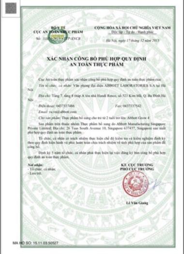 Sữa Abbott grow 4 1,7kg