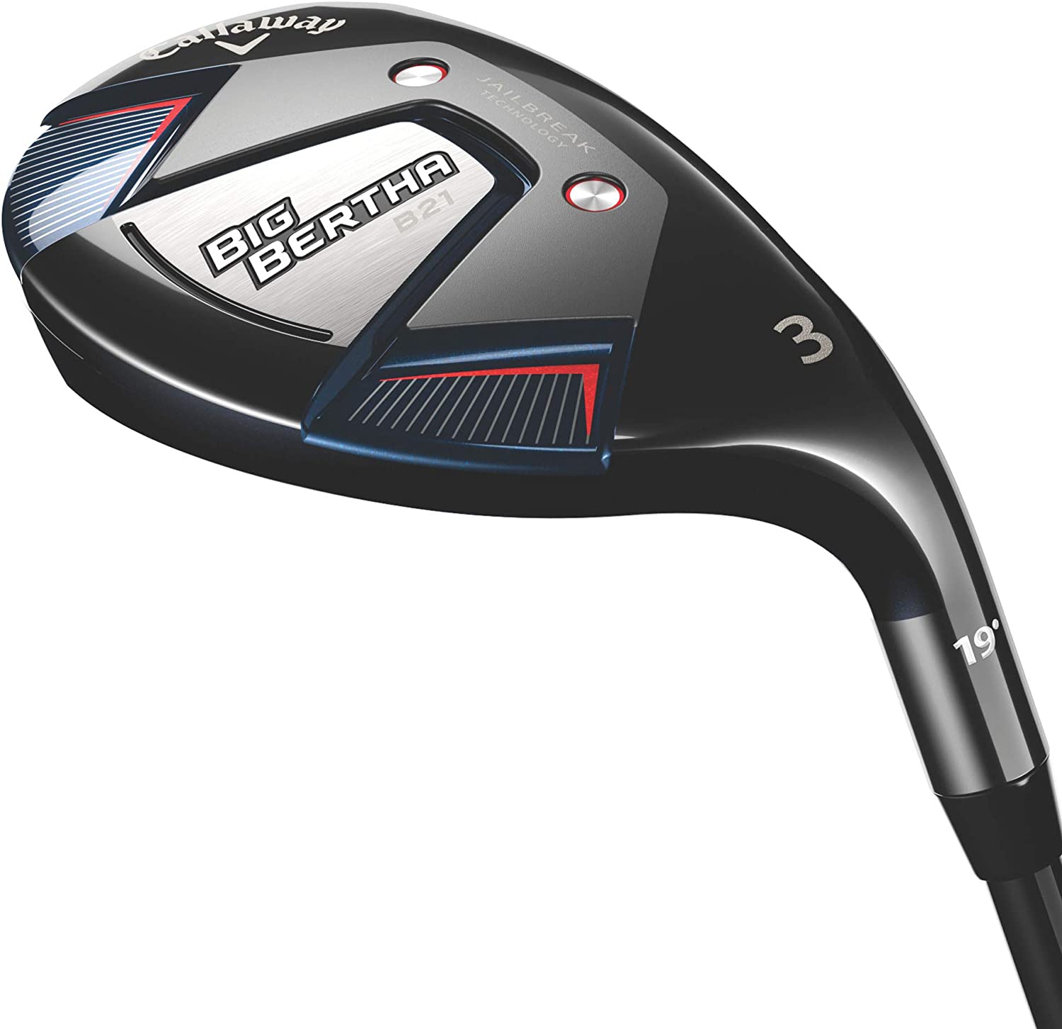 Callaway Big Bertha B21 LEFT HANDED REGULAR FLEX Graphite 3 Hybrid Club · v10