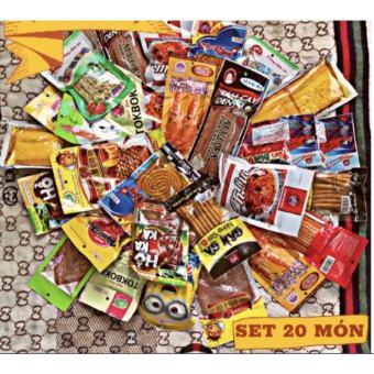 COMBO ĐỒ ĂN VẶT CAY SIÊU HOT TIỆM CỔNG TRƯỜNG 20 GÓI ĐỒ ĂN VẶT CỔNG TRƯỜNG, SET ĐỒ ĂN VẶT, ĐỒ ĂN VẶT TUỔI THƠ HOT