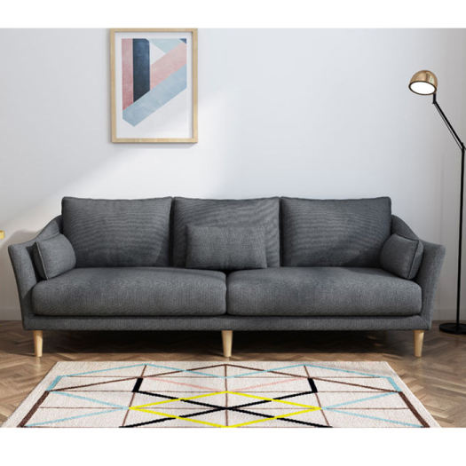Ghế sofa đôi 1m4 nệm nỉ cao cấp - Ghế sofa phòng khách băng dài decor nhà đẹp nhiều màu