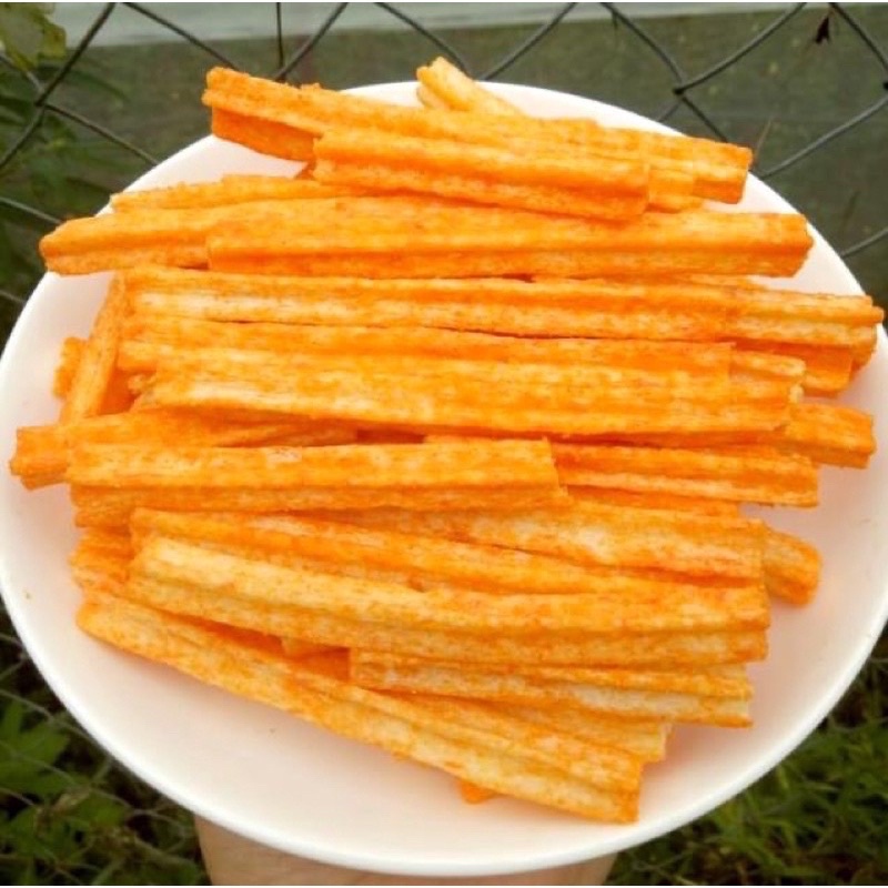 Khoai tây sấy lắc phô mai que thơm ngon giòn rụm hũ 500gr ăn vặt Unni