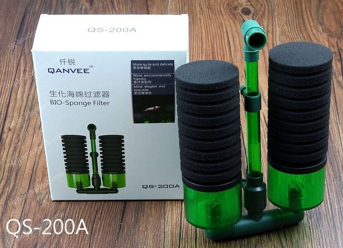 Lọc vi sinh Qanvee 100a 200a cho hồ tép, cá cảnh
