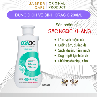Dung Dịch Vệ Sinh Phụ Nữ Trầu Không ORASIC - Nước Rửa Vùng Kín hằng ngày khử mùi hôi hương thơm nhẹ nhàng dưỡng ẩm
