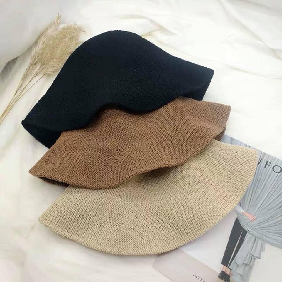 Mũ M cói nón nữ, vành nhỏ thời trang cho bạn gái