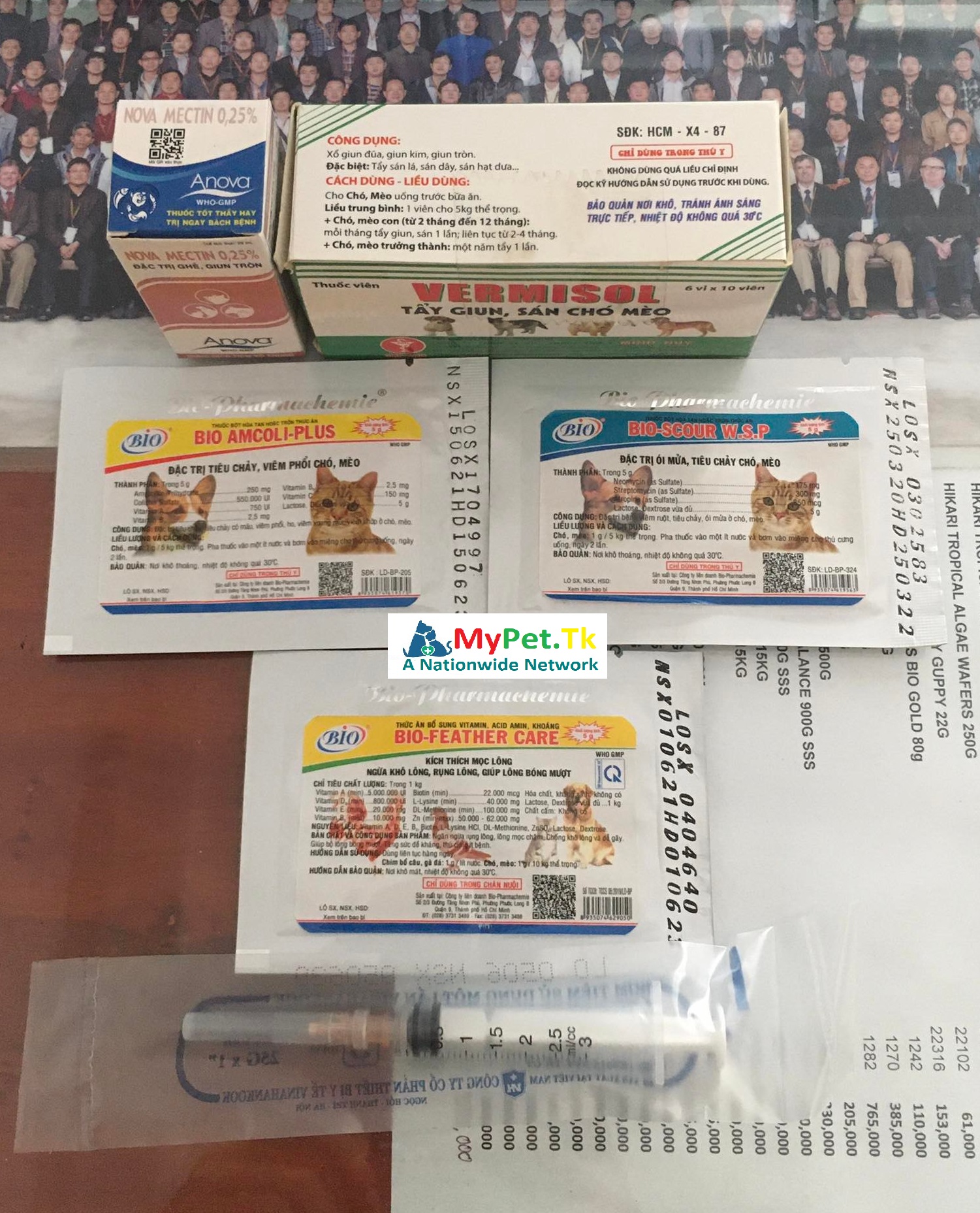 Combo cho người nuôi chó mèo xử lý tại nhà