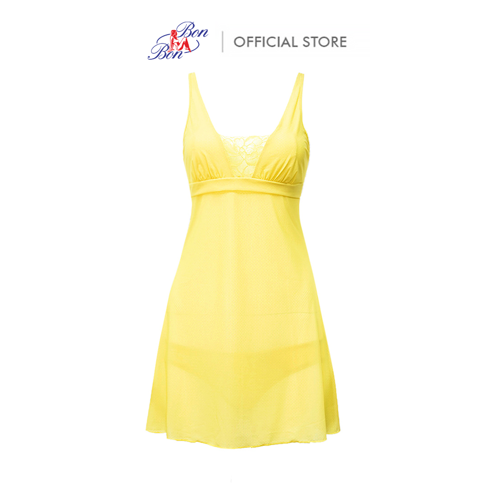 Đầm ngủ thun lưới bon bon - il9193