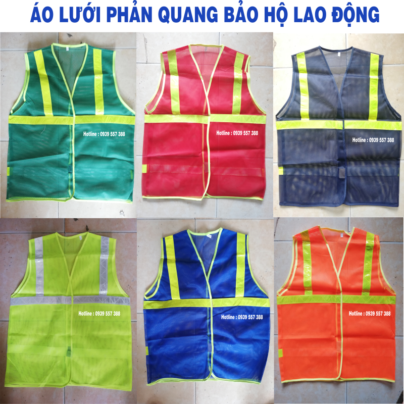 ÁO LƯỚI PHẢN QUANG BẢO HỘ LAO ĐỘNG , ÁO KHOÁC BẢO HỘ , ÁO PHẢN QUANG