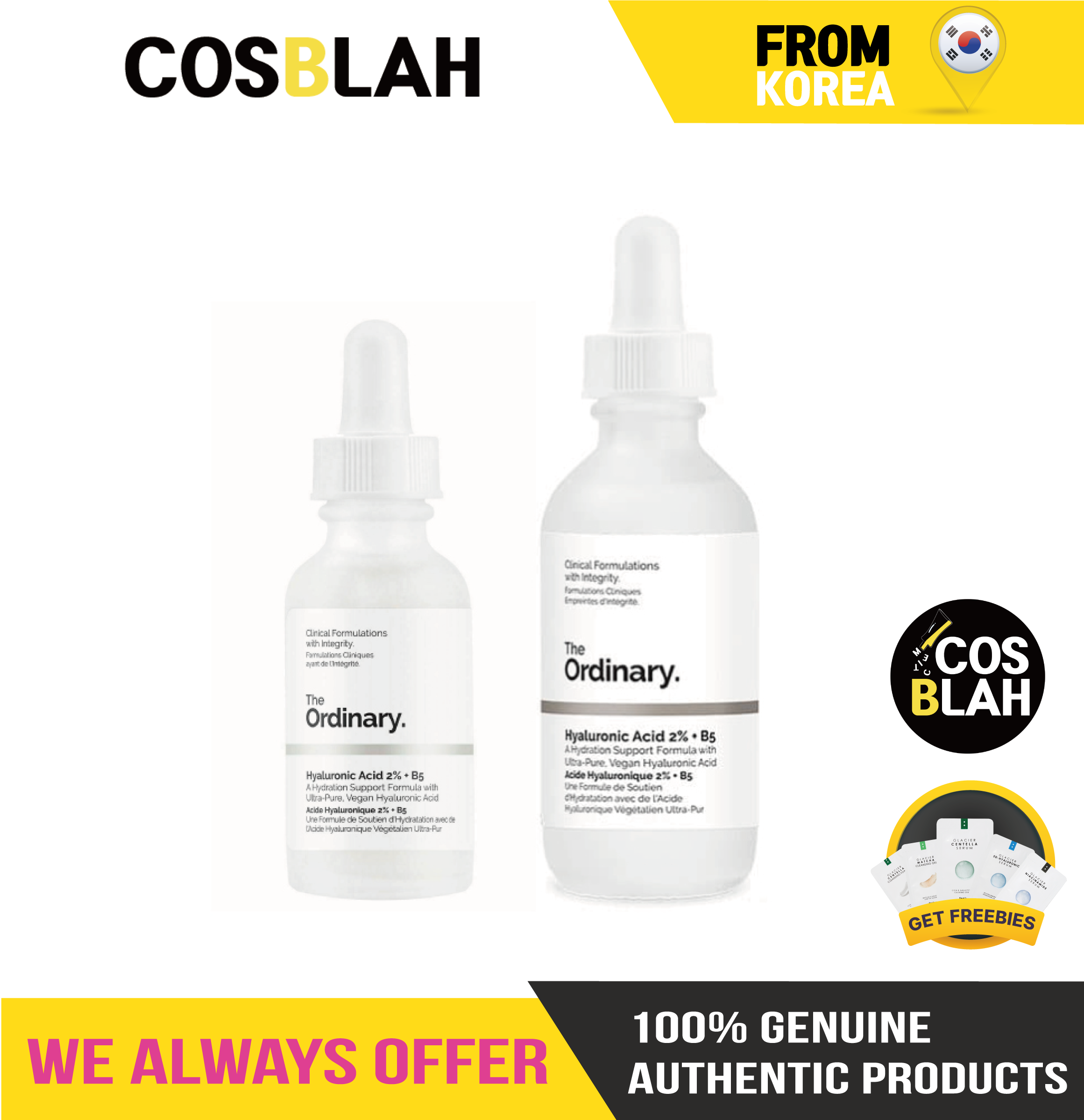 [THE ORDINARY] Hyaluronic Acid 2% + B5 30Ml/60Ml