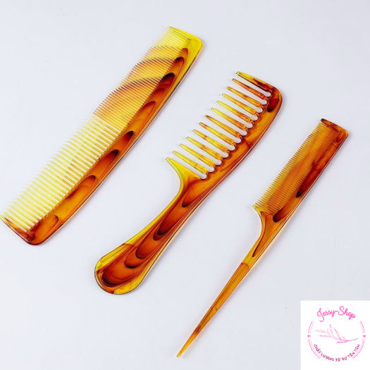 Combo 4 Cây Gương Lược Chải Tóc Tạo Kiểu Tóc Đa Dạng Cao Cấp Cho Nam Nữ