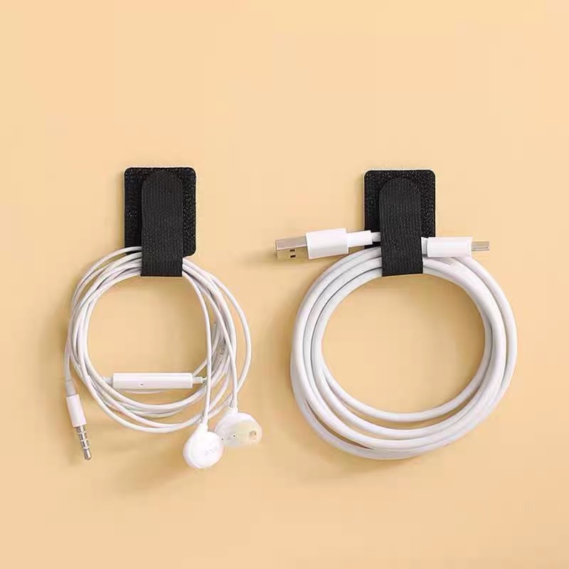 Dây đai nylon tự dính dán tường-giữ dây cáp, dây sạc, tai phone,..