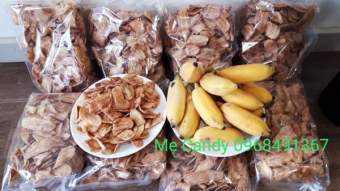 Chuối sấy giòn không đường gia lai