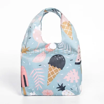 Foldable Travel Bag / Recycle & Reusable Grocery Shopping Handbag / Waterproof Eco Tote Bag (12)